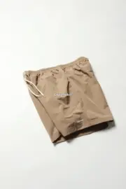 【現貨】JJJJound 24SS Camper Short 素色簡約字母logo 尼龍透氣短褲五分褲休閒短褲：圖片 24