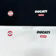 【預售】Sup 24SS week16 x DUCATI 聯名徽章印花 短袖T恤 黑/白：圖片 8