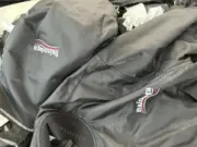 巴黎 BLC 23FW 可樂波浪經典logo 尼龍鋪棉 飛行夾克外套 廓型 MA-1：圖片 11