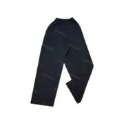 【現貨】巴黎 BLC 23FW Sporty B Baggy Sweatpants 雙鉤刺繡水洗 棉褲休閒褲長褲 水洗黑灰：圖片 9