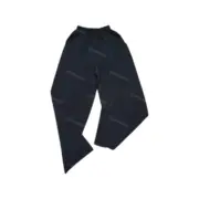 【現貨】巴黎 BLC 23FW Sporty B Baggy Sweatpants 雙鉤刺繡水洗 棉褲休閒褲長褲 水洗黑灰：圖片 10