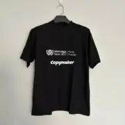 【現貨】【福利回饋免運】巴黎 BLC 24FW 1917麥穗刺繡 字母logo 短袖T恤 黑色：圖片 7