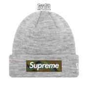 SUP x New Era 23FW Box Logo Beanie 經典毛帽冷帽毛線帽帽子：圖片 2