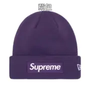 SUP x New Era 23FW Box Logo Beanie 經典毛帽冷帽毛線帽帽子：圖片 7