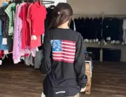 【現貨】Chrome Hearts 25SS 馬蹄 後背國旗印花 長袖T恤 CH 克羅心 黑色：圖片 3