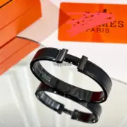 【現貨】H家 艾瑪 HH 手鐲手環 經典款 琺瑯 黑色純黑：圖片 2
