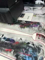 【預售】Acne Studios 25SS dirty 做舊塗鴉噴墨仿舊3D印花 牛仔褲工裝褲 1981M：圖片 7