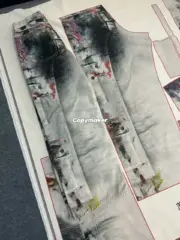 【預售】Acne Studios 25SS dirty 做舊塗鴉噴墨仿舊3D印花 牛仔褲工裝褲 1981M：圖片 11