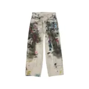 【預售】Acne Studios 25SS dirty 做舊塗鴉噴墨仿舊3D印花 牛仔褲工裝褲 1981M：圖片 2