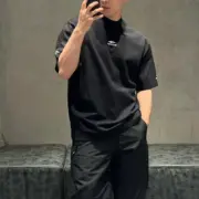 【現貨】巴黎 BLC 25SS SKIWEAR滑雪系列 3B刺繡 簡約素色 短袖T恤：圖片 5