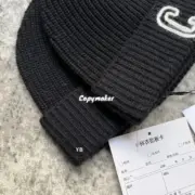 【現貨】CELIN 24FW 大C鏤空字母 100% 純羊毛 針織帽毛帽冷帽帽子：圖片 5