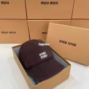 【現貨】M1U M1U 25FW 繆繆 刺繡logo 撞色抽繩 鴨舌帽棒球帽老帽帽子 四色：圖片 7