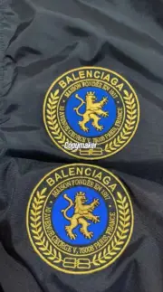 【預售】【2026新年福利】巴黎 BLC 25FW 刺繡徽章 Bomber Jacket Ma-1 飛行外套棉服夾克：圖片 9