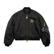【預售】【2026新年福利】巴黎 BLC 25FW 刺繡徽章 Bomber Jacket Ma-1 飛行外套棉服夾克