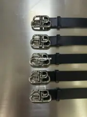 【現貨】【過驗】巴黎 BLC 24SS 經典鎖扣雙B字母logo 頭層牛皮 作舊 皮帶腰帶 115cm：圖片 7