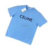 CELIN 24SS 經典 字母LOGO印花 簡約素色 短袖T恤：圖片 19