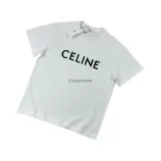 CELIN 24SS 經典 字母LOGO印花 簡約素色 短袖T恤：圖片 20