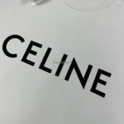 CELIN 24SS 經典 字母LOGO印花 簡約素色 短袖T恤：圖片 23