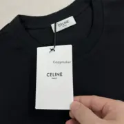 CELIN 24SS 經典 字母LOGO印花 簡約素色 短袖T恤：圖片 27