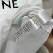 CELIN 24SS 經典 字母LOGO印花 簡約素色 短袖T恤：圖片 30