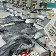 【預售】巴黎 BLC 23SS 胸口刺繡 背後大logo 重工破壞潑墨水洗 短袖T恤 水洗灰：圖片 9