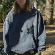 NEIGHBORHOOD 24AE SAVAGE 蠟染水洗做舊破壞 大學T圓領衛衣長袖 nbhd：圖片 5