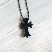 【現貨】Chrome Hearts 十字架 樹脂 經典款 項鍊吊墜 CH克羅心 空哈：圖片 7