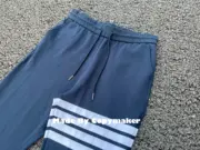 Thom Browne 經典 條紋 四條槓 長褲 運動褲 棉褲：圖片 13