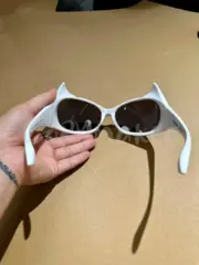 【現貨】【原單】巴黎 BLC 23SS Gotham Cat 秀款 貓眼惡魔 板材太陽眼鏡 墨鏡 鏡框：圖片 22