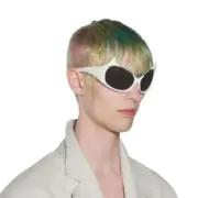 【現貨】【原單】巴黎 BLC 23SS Gotham Cat 秀款 貓眼惡魔 板材太陽眼鏡 墨鏡 鏡框：圖片 6