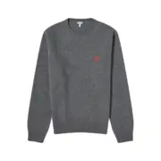 【預售】LOWE 24FW 羊毛羊絨 經典刺繡 圓領毛衣衛衣大學T長袖 針織：圖片 2