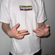 【現貨】Sup 25SS 洛杉磯山火救援 慈善限定款 box logo boxlogo bogo  圓領短袖T恤：圖片 5