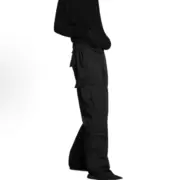 【預售】巴黎 BLC 25SS Cargo 刺繡logo 8袋多功能戰術工裝褲直筒褲休閒褲 黑色：圖片 3