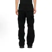 【預售】巴黎 BLC 25SS Cargo 刺繡logo 8袋多功能戰術工裝褲直筒褲休閒褲 黑色：圖片 4