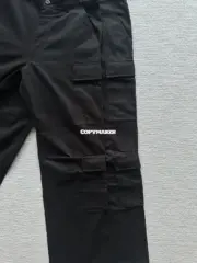 【預售】巴黎 BLC 25SS Cargo 刺繡logo 8袋多功能戰術工裝褲直筒褲休閒褲 黑色：圖片 11