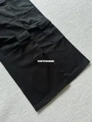 【預售】巴黎 BLC 25SS Cargo 刺繡logo 8袋多功能戰術工裝褲直筒褲休閒褲 黑色：圖片 12