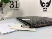 【預售】GOYAD SENAT Y字老花滿版logo 經典 手拿包公事包小包 帆布拼牛皮 棕黑色：圖片 5