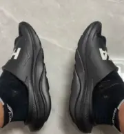 【預售】HOKA ONE ONE Ora Athletic Slide 拖鞋恢復鞋穆勒鞋休閒鞋 黑色：圖片 4