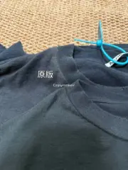 【預售】Acne Studios 25SS 水洗做舊經典logo 素面簡約 圓領純棉短袖T恤 褪色黑：圖片 11