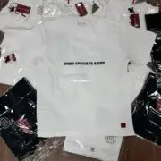 【預售】CLOT 25FW DROP1 繩索logo 背面刺繡 凝結集團 短袖T恤 黑色/白色：圖片 9