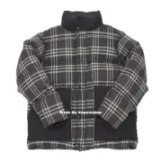 BR 21FW 秋冬新款 炭灰格紋 羽絨外套 夾克：圖片 9