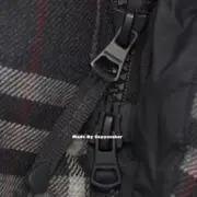 BR 21FW 秋冬新款 炭灰格紋 羽絨外套 夾克：圖片 15