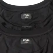 FD 23SS 小怪獸眼睛刺繡LOGO 短袖T恤 簡約素色經典款：圖片 12