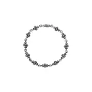 【現貨】Chrome Hearts Cross Flower Bracelet 細十字花 手鍊手環 白銅/925純銀 克羅心：圖片 2