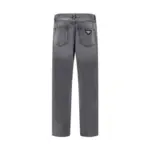 PRA 24SS 素色簡約 三角標小logo 水洗黑灰色 牛仔褲工裝褲長褲 賽絡紡面料