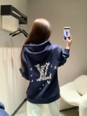 【預售】【雙11新品】1V 25FW 帆船字母刺繡 後背大logo 連帽衛衣帽衫帽T長袖：圖片 6