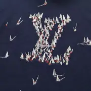 【預售】【雙11新品】1V 25FW 帆船字母刺繡 後背大logo 連帽衛衣帽衫帽T長袖：圖片 12