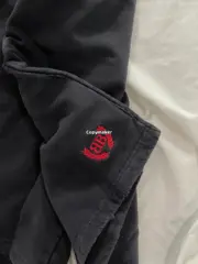 【現貨】巴黎 BLC 22SS 經典 麥穗刺繡小破壞 短褲棉褲運動褲休閒褲 水洗黑：圖片 7