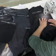 【現貨】Acne Studios 24ss 復古水洗做舊綁帶多口袋 寬鬆直筒工裝褲長褲：圖片 16