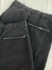 【現貨】Acne Studios 24ss 復古水洗做舊綁帶多口袋 寬鬆直筒工裝褲長褲：圖片 23